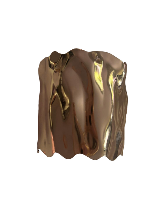 Gold Wave Cuff Bracelet